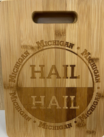 Hail! Hail! Wood Cutting Board