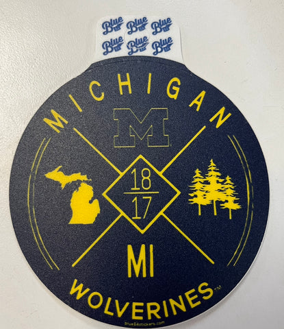 University of Michigan Wolverines Decal Lifestyle Edition