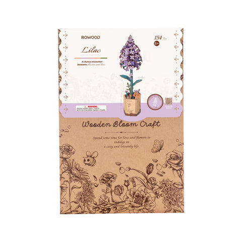 Wooden Bloom Craft- Lilac