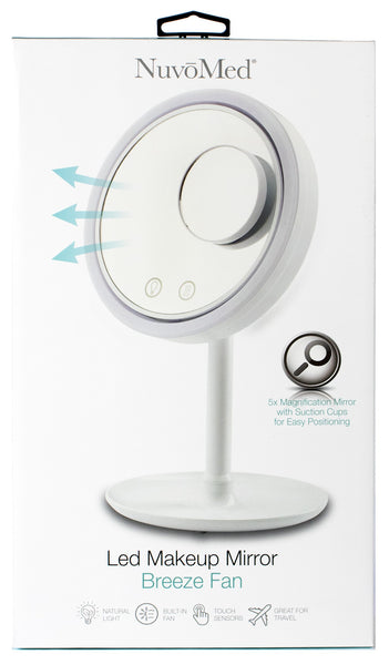 LED Makeup Mirror with Breeze Fan