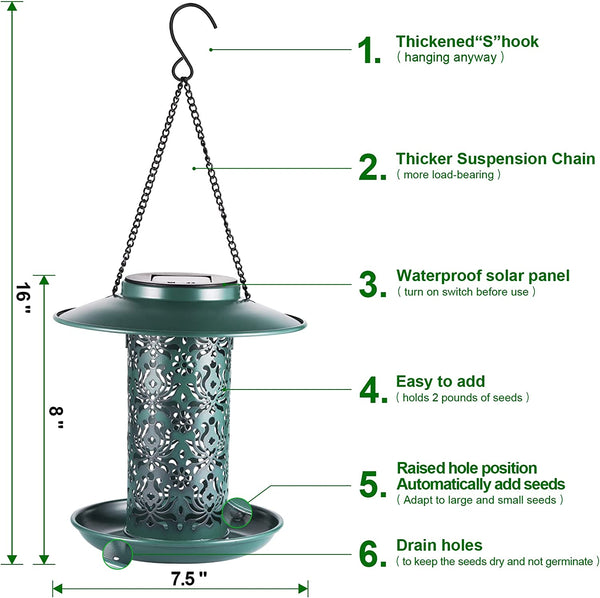 Solar Bird Feeder