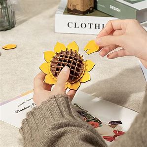 Wooden Bloom Craft- Sunflower