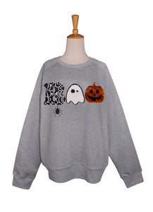 Sequined BOO Sweatshirt