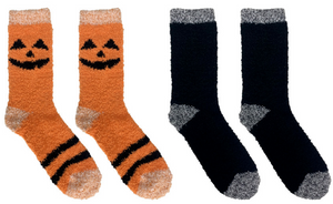 2-Pair Cozy Halloween Spa Socks